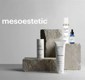 Mesoestetic 
huidverzorgingsproducten bij Beauty & Skin by Lamy
